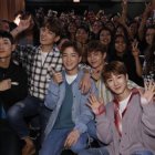 La agrupación surcoreana arribó a Guayaquil este jueves 5 de septiembre.