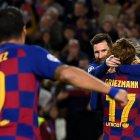Suárez, Messi y Griezmann anotaron para la victoria del Barcelona.