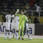 Gabbarini fue la figura de los albos y mantuvo su arco en cero.