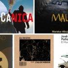 Algunas portadas de cinco libros ganadores.