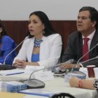 Comisión. La presidenta del Consejo Nacional Electoral, Diana Atamaint, compareció ayer en la Asamblea Nacional por el caso Arroz Verde.