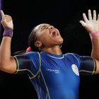 La pesista ecuatoriana Neisi Dajomes aparece entre las deportas más destacadas del año