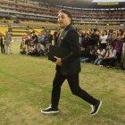 Carlos Alfaro Moreno marcó bien la cancha el día que asumió la presidencia de Barcelona.