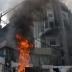 El incendió afectó el trabajo de 1.300 funcionarios y ocasionó la pérdida de documentos, mobiliario, cuadros patrimoniales y equipos de computación.