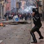 Las protestas de octubre pasado dejaron enfrentamientos  violentos entre manifestantes y policías