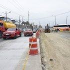 La obra tiene un 65 % de avance.