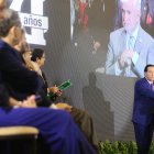 Las palabras de bienvenida estuvieron a cargo del doctor Carlos Ortega Maldonado, canciller y rector fundador.