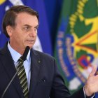 Jair Bolsonaro, durante un evento con las Fuerzas Armadas de Brasil.

 BRAZIL-ARMY-BOLSONARO