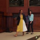 Referencial. Rosa Chalá en la Asamblea Nacional.