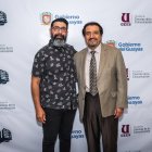 Rodrigo Gorosterrazú, director de innovación en Wunderman Thompson Agencia publicitaria y Javier Castillo, decano de la Facultad Comunicación de la UEES, quienes participaron en las conferencias "Marketing Tour 2019".