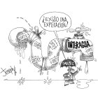 ...pero no hay servicio público de agua para todos.