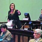 Ponencia. La asambleísta Lourdes Cuesta, ponente de la ley, se negó ayer en el Pleno a mocionar el archivo y se declaró en resistencia.