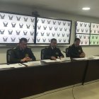Las autoridades informaron los resultados es una rueda de prensa.