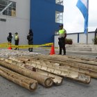 La sustancia se encontraba oculta en cañas guadúa.