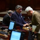 Contradictores. Fue, sin duda, el gesto del año. Juan Cárdenas (RC) y Fernando Callejas (CREO) sólo están de acuerdo en una cosa: el respeto mutuo.