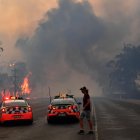 Tahmoor. El fuego cubre amplias zonas de bosques y se acerca peligrosamente a áreas pobladas