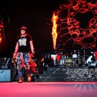 Axl Rose, vocalista de Guns N" Roses, durante un concierto en Burdeos, Francia.