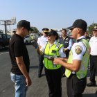 En el peaje de la vía a la costa arrancó el plan