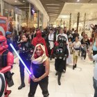 La Legión 501 durante el desfile en el centro comercial.