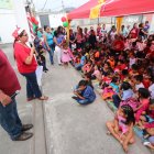 Más de 200 niños se reunieron en la sede de la fundación, al norte de Guayaquil.