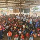 Los niños de la comunidad disfrutaron de las actividades.