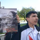 exteriores de la audiencia de reformulación de cargos contra Paola Pabón