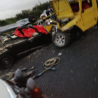 El accidente de tránsito ocurrió en la vía Panamericana Sur.