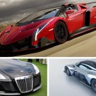 Tres de los 10 autos más caros del mundo.