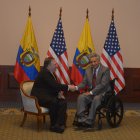 El presidente Lenín Moreno se reunió con el secretario de Estado, Mike Pompeo, en Guayaquil.
