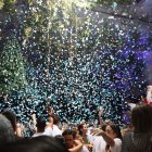 Hasta Papá Noel estuvo presente en el encuentro.