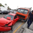 Cuatro vehículos estuvieron involucrados en el accidente