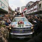 BAGDAD. Una larga caravana acompañó ayer a la marcha con la que los iraníes despidieron a Soleimani

 IRAQ-IRAN-POLITICS-UNREST-US-FUNERAL