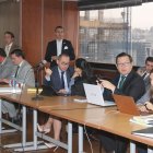 Una treintena de abogados estuvo presente en la audiencia preparatoria de juicio por el caso.