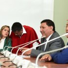 SESION DE LA COMISION DE FICALIZACION
CONOCIMIENTO DE LA RESOLUCION DEL CONSEJO DE ADMINISTRACION LEGISLATIVA RESPECTO A LA CALIFICACION DE LA SOLICITUD DE ENJUCIAMIENTO POLITICO EN CONTRA DE  LA PRESIDENTA DEL CONSEJO NACIONAL ELECTORAL, DIANA ATAMAINT 

JHOANNA ZAMBRANO 
LUIS PACHALA 
07 de enero de 2020
KARINA DEFAS 
Agencia (ag-expreso ag-extra ag-quito)