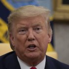 Washington (United States), 07/01/2020.- US President Donald J. Trump speaks in the Oval Office at the White House in Washington, DC, USA, 07 January 2020. (Grecia, Estados Unidos) EFE/EPA/TASOS KATOPODIS / POOL USA GREECE DIPLOMACY