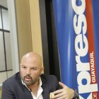 El presidente de la LigaPro, Miguel Ángel Loor, visitó la redacción de EXPRESO.