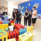 La estimulación temprana ayuda a los niños a desarrollar sus habilidades.