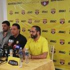 Alfaro Moreno ofreció una rueda de prensa en Manta para aclarar varios temas de la institución.