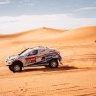 Sebastián Guayasamín y su equipo cubrieron sin mayores inconvenientes la sexta etapa del rally Dakar.