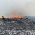 Desde la mañana de este 15 de enero, las tareas de sofocación se reforzaron.