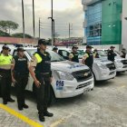 22 camionetas salieron desde el cuartel modelo a circular.