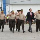 Invitados. Al acto oficial acudieron el Gobernador del Guayas, Pedro Pablo Duart; la jefe de Estado Mayor Tannya Varela, entre otras autoridades.