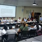 La comisión sesionó en el auditorio de la Escuela de Negocios de la Politécnica del Litoral, campus Las Peñas.