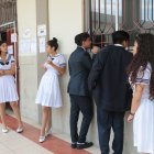 Hecho. En el Colegio Guayaquil, por la mañana, rindieron la prueba 139 estudiantes.