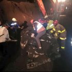 El vehículo sepultado