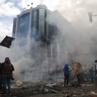Las manifestaciones violentas provocaron daños en Quito