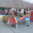 Evento. La danza del dragón fue parte de la jornada cultural.