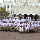 Reencuentro. Una treintena de vicentinos, de unos ochenta que conforman la confraternidad de vicentinos de la promoción que se graduó en 1970.