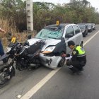 Hecho. En la imagen se registra uno de los tantos accidentes ocurridos en la Perimetral.