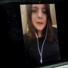 Cindy Valencia, guayaquileña radicada en Guangzhou, en una videollamada con EXPRESO.